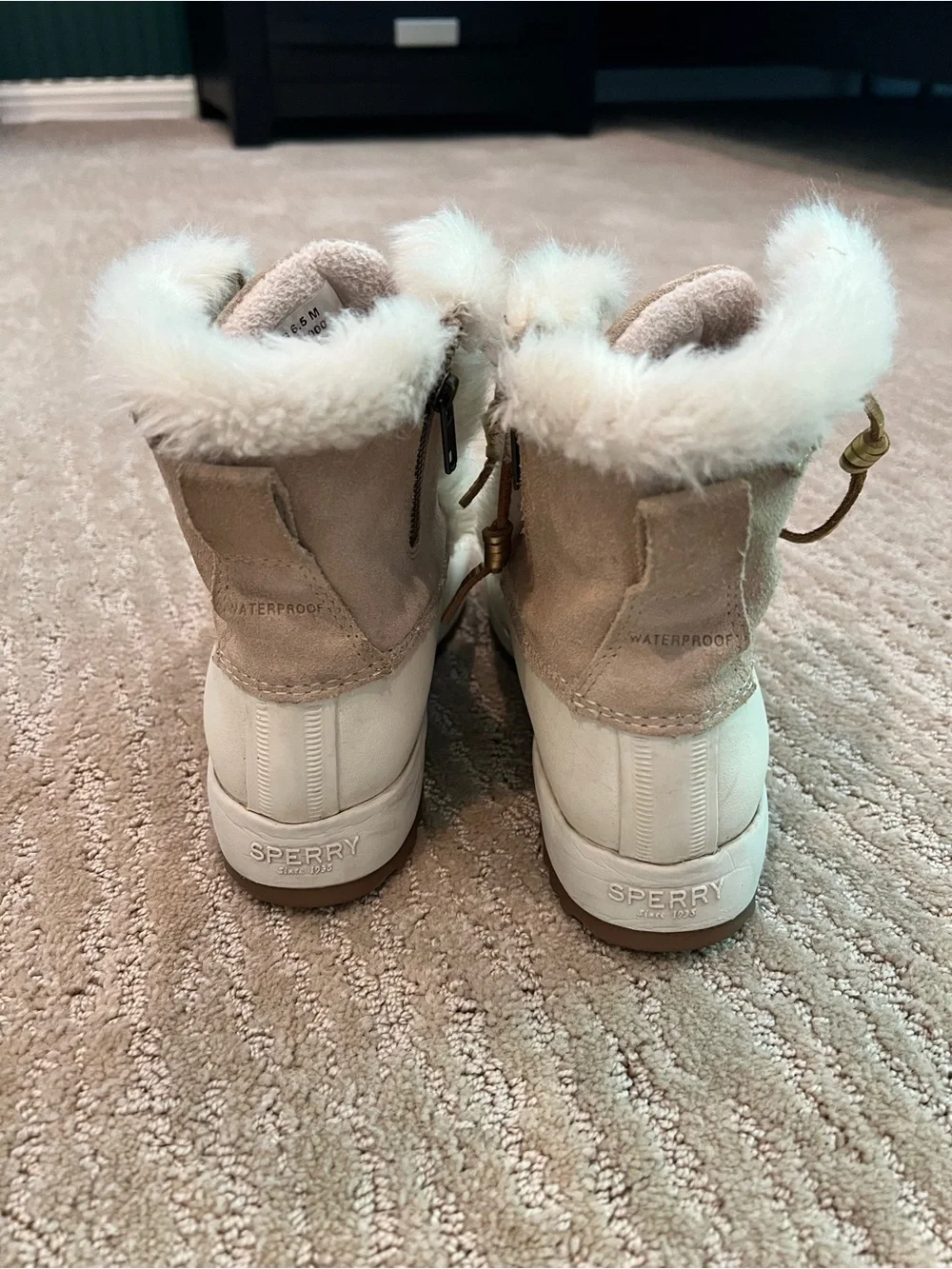 Women’s Sperry Faux Fur Lined winter boots - Taupe